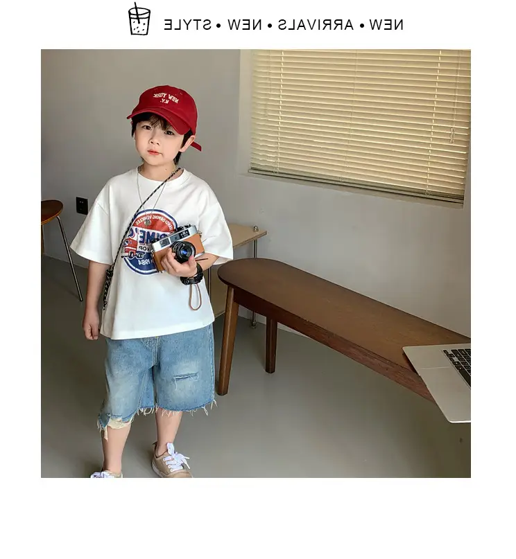 Boys T-Shirt BMVE Short Sleeve Summer Wear — feature 20