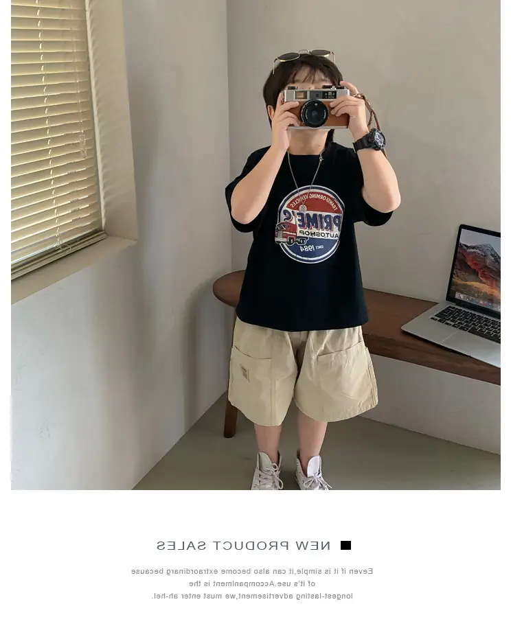 Boys T-Shirt BMVE Short Sleeve Summer Wear — feature 3