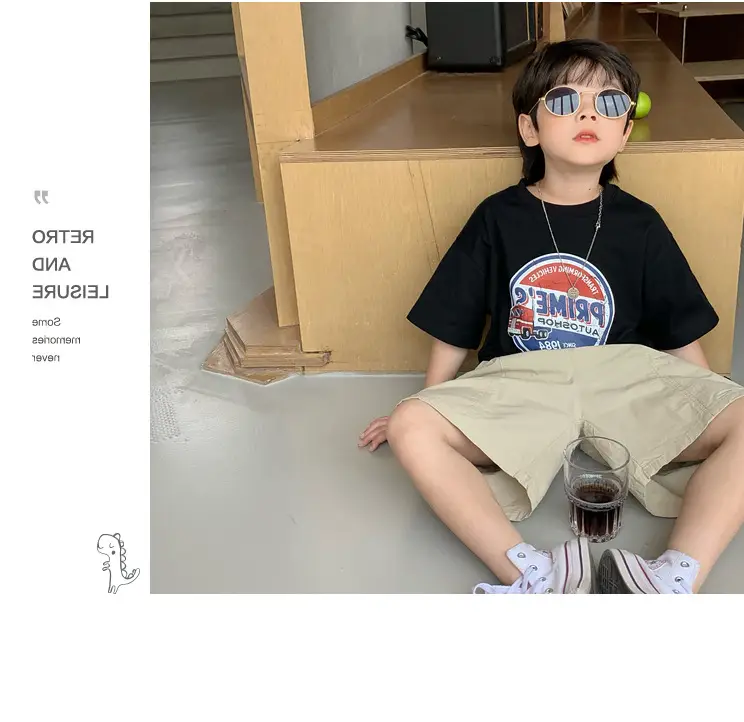 Boys T-Shirt BMVE Short Sleeve Summer Wear — feature 4