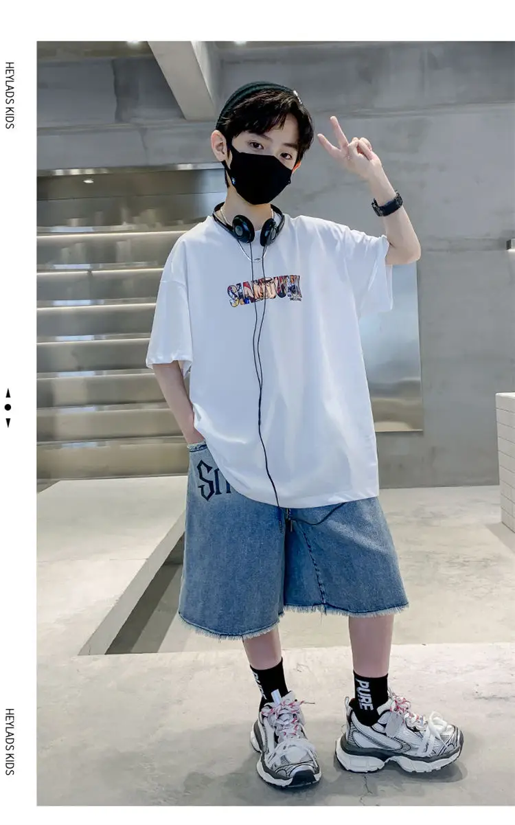Boys Cotton Graphic T-Shirt Summer Medium — feature 10