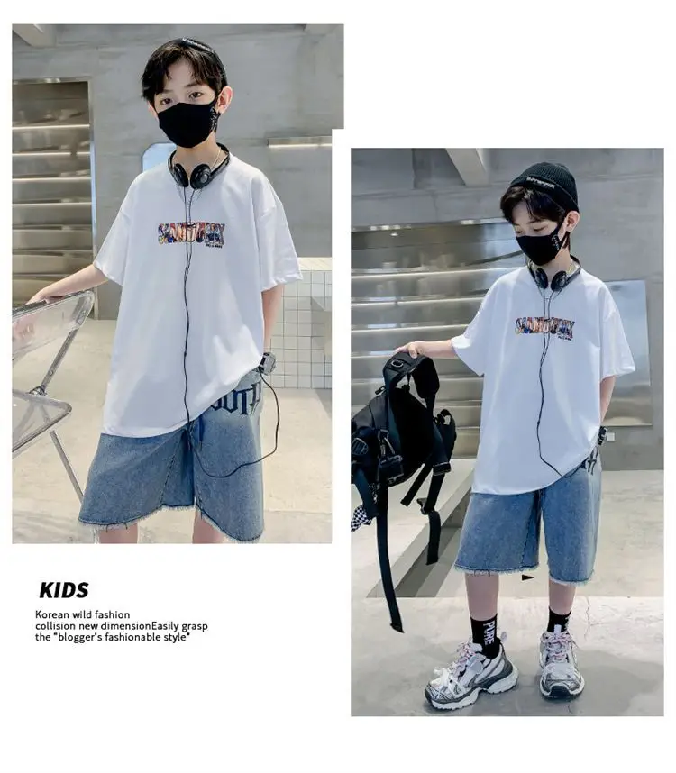 Boys Cotton Graphic T-Shirt Summer Medium — feature 11