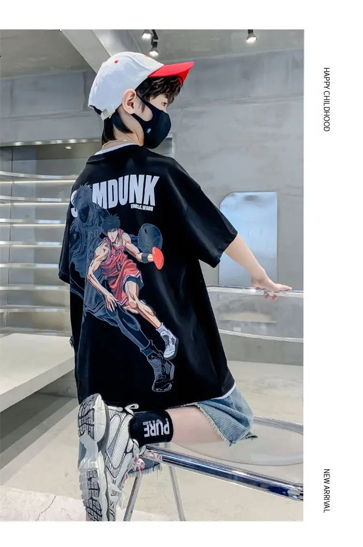Boys Cotton Graphic T-Shirt Summer Medium — feature 12