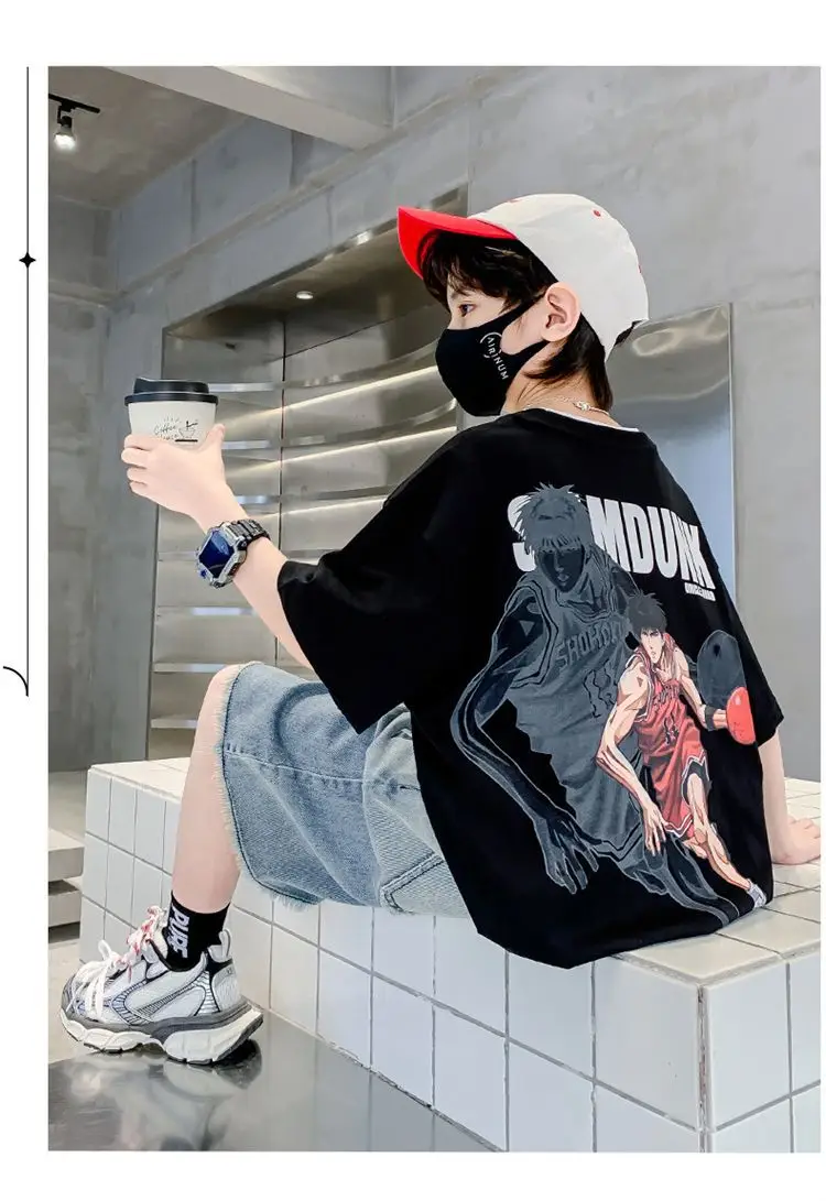 Boys Cotton Graphic T-Shirt Summer Medium — feature 15