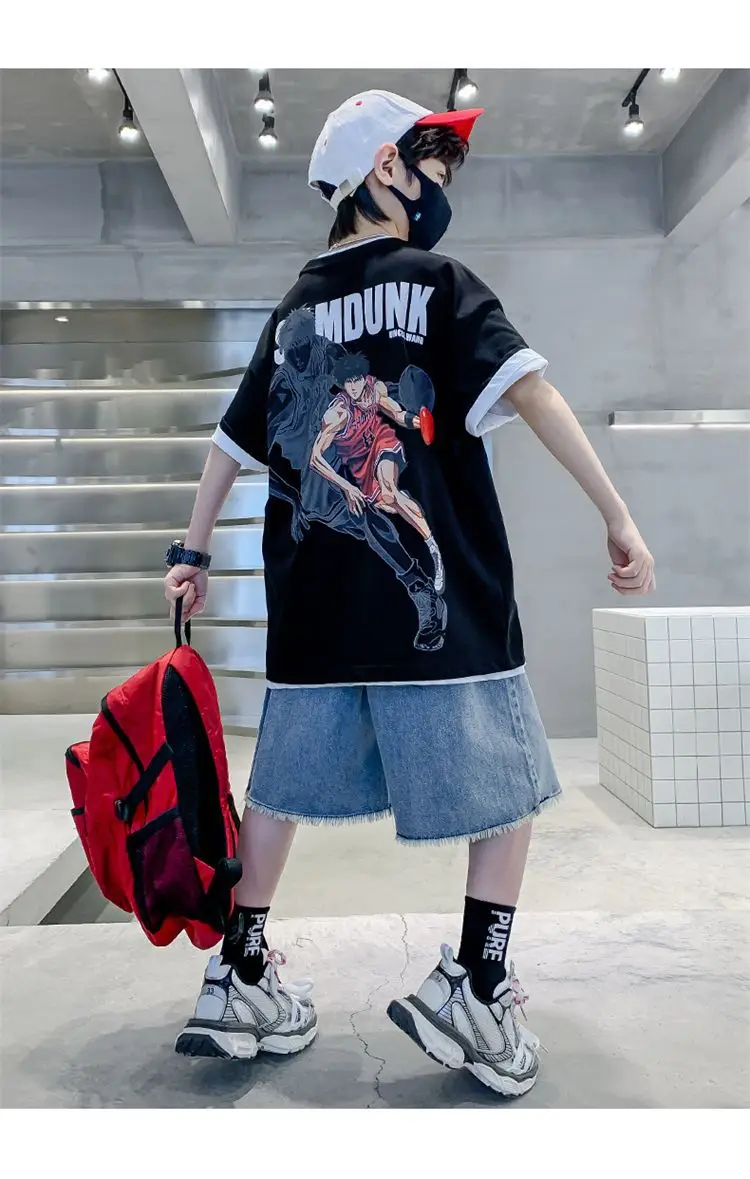 Boys Cotton Graphic T-Shirt Summer Medium — feature 17