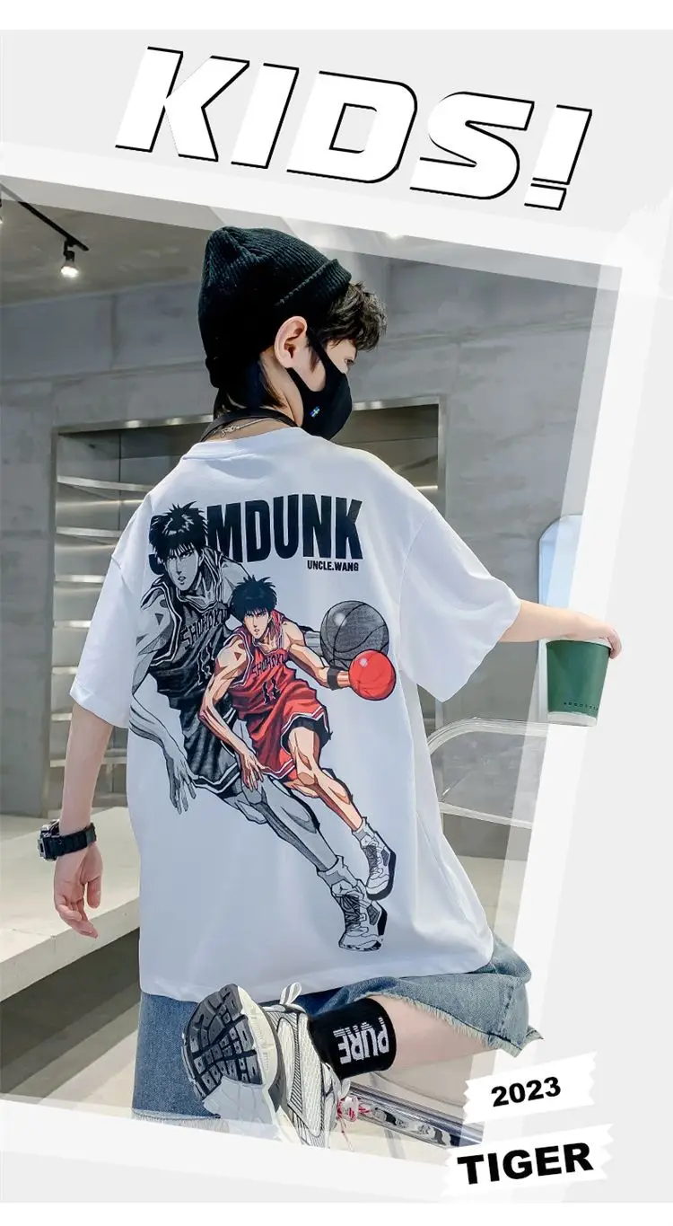 Boys Cotton Graphic T-Shirt Summer Medium — feature 2