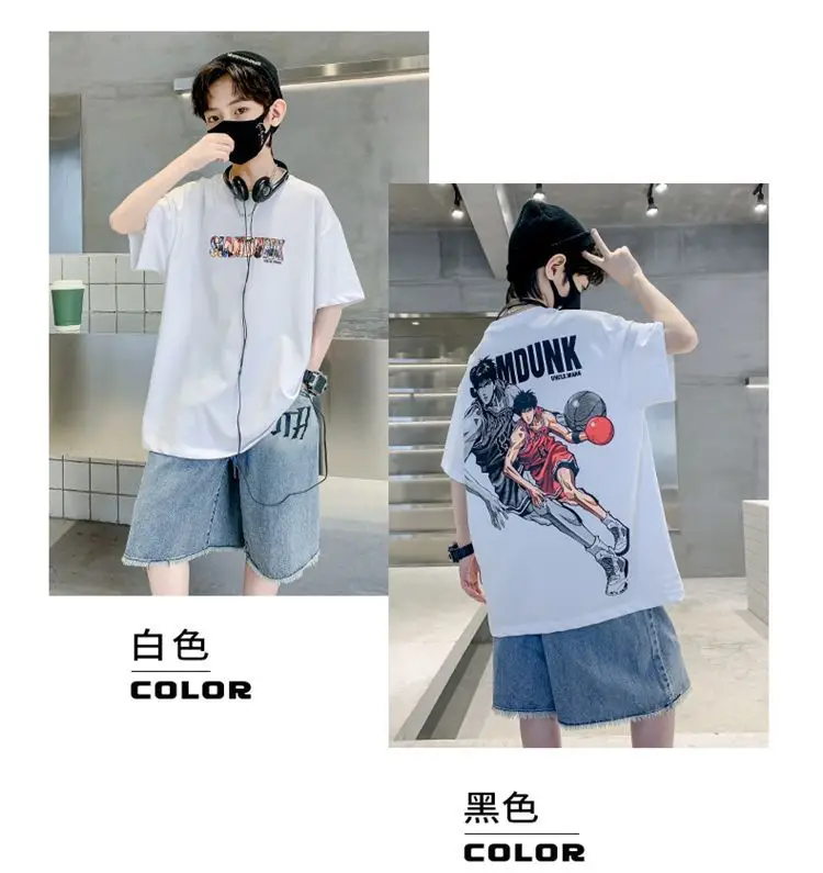 Boys Cotton Graphic T-Shirt Summer Medium — feature 3