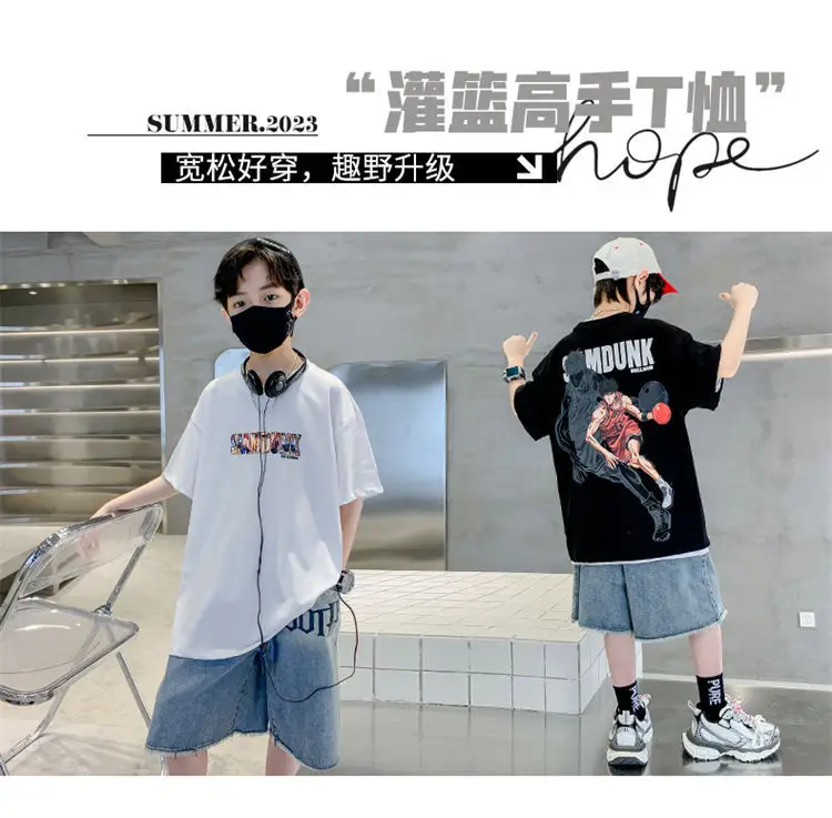 Boys Cotton Graphic T-Shirt Summer Medium — feature 4