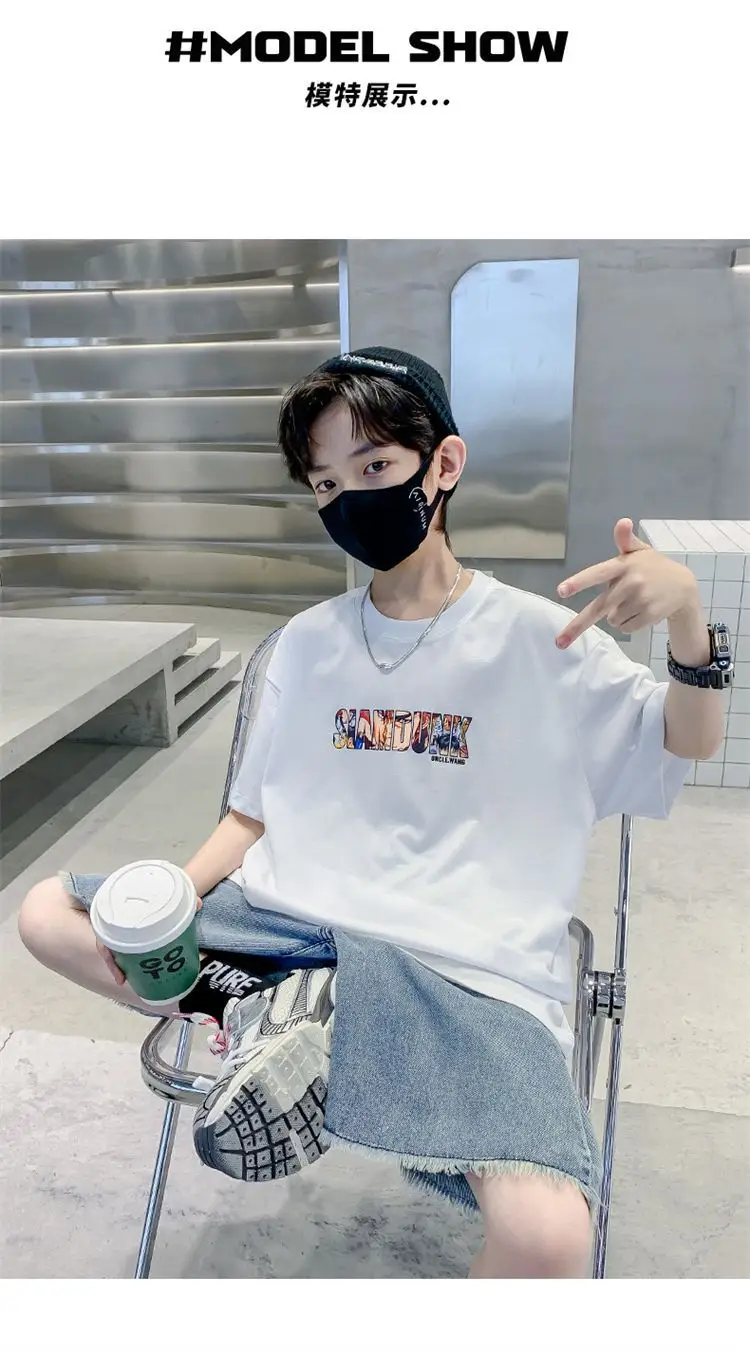 Boys Cotton Graphic T-Shirt Summer Medium — feature 6