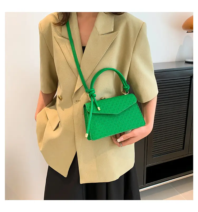 Brown Rhombic Women's Crossbody Bag 2023 — feature 11