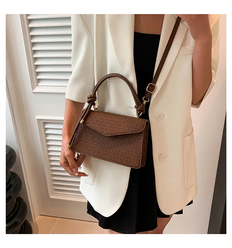 Brown Rhombic Women's Crossbody Bag 2023 — feature 25