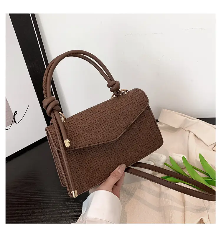 Brown Rhombic Women's Crossbody Bag 2023 — feature 37
