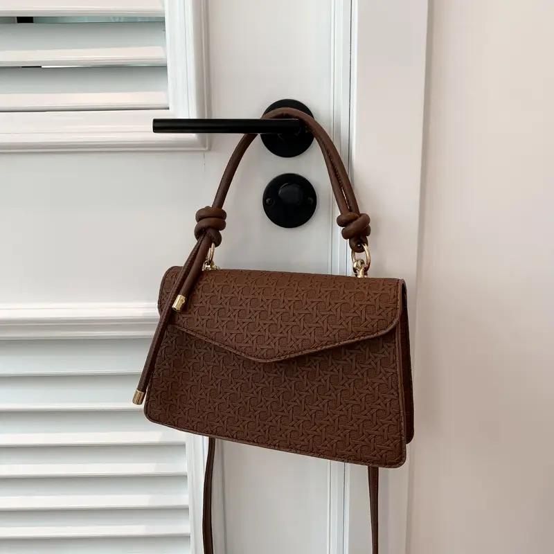 Brown Rhombic Women's Crossbody Bag 2023 - Image 5