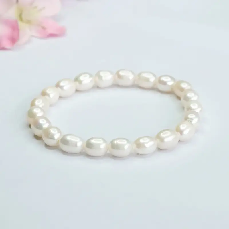 Natural Freshwater Pearl Bracelet for Women High Luster