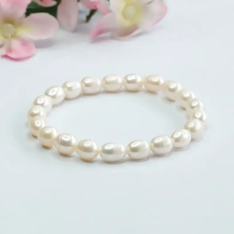 Natural Freshwater Pearl Bracelet for Women High Luster