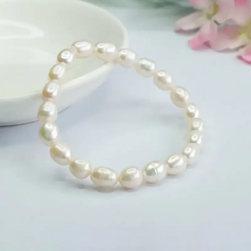 Natural Freshwater Pearl Bracelet for Women High Luster — feature 7