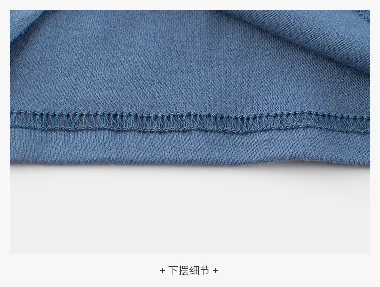 Blue Korean Kids Half Sleeve T-Shirt Large — feature 7