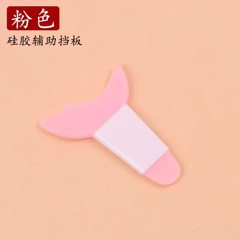 Silicone Eyeliner Aid Brush Pink Multi-Functional