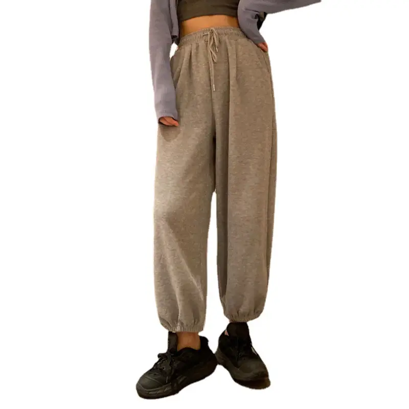 Gray Loose Toe Women's Sports Pants 2023 - Image 5
