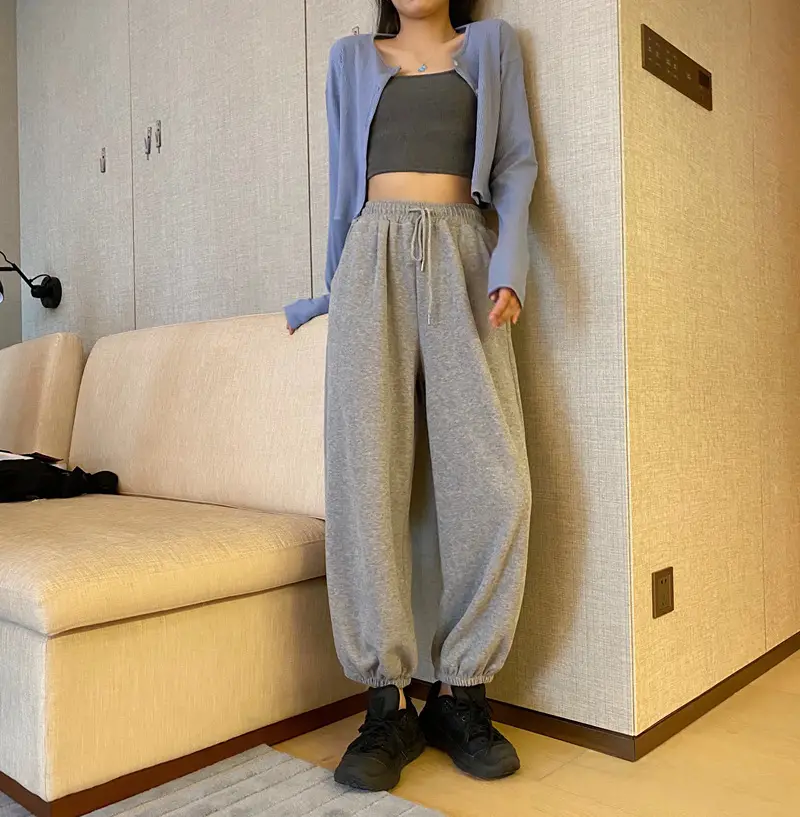 Gray Loose Toe Women's Sports Pants 2023 — feature 10