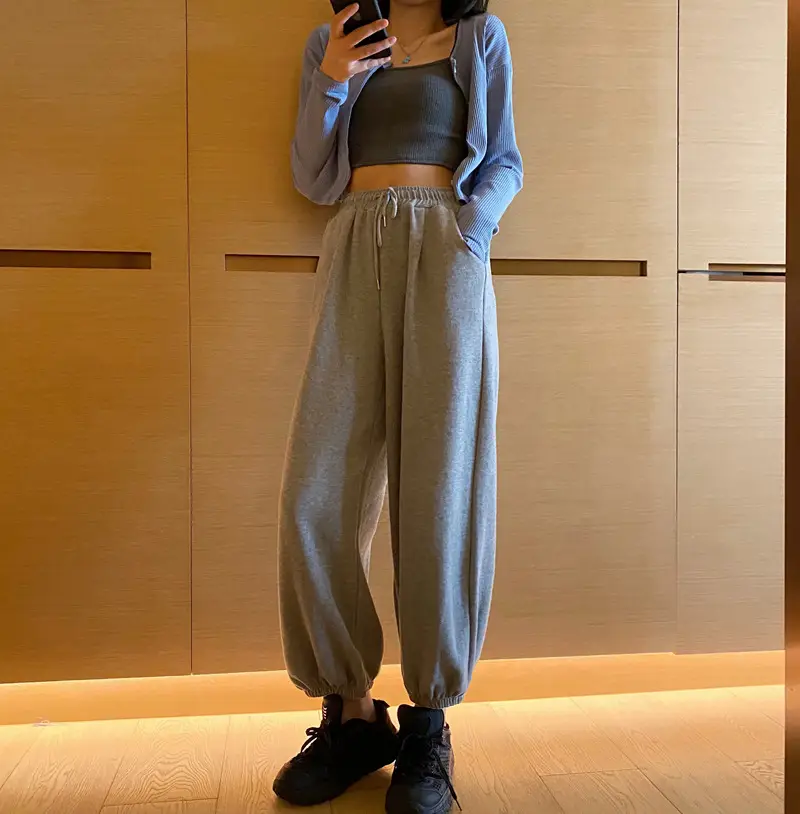 Gray Loose Toe Women's Sports Pants 2023 — feature 14
