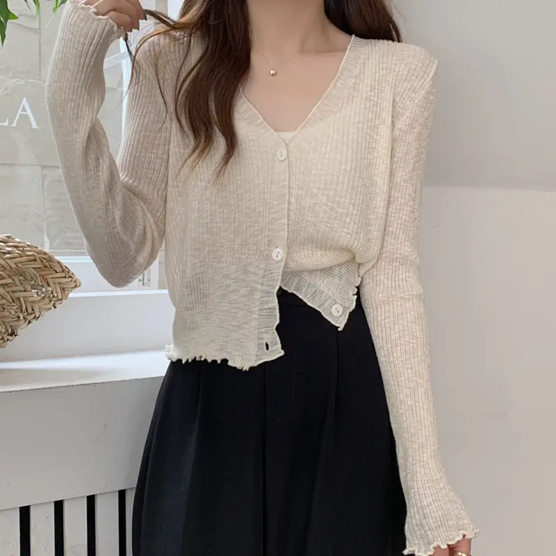 Women's Knit Cardigan Sun Protection Summer Shawl - Image 6