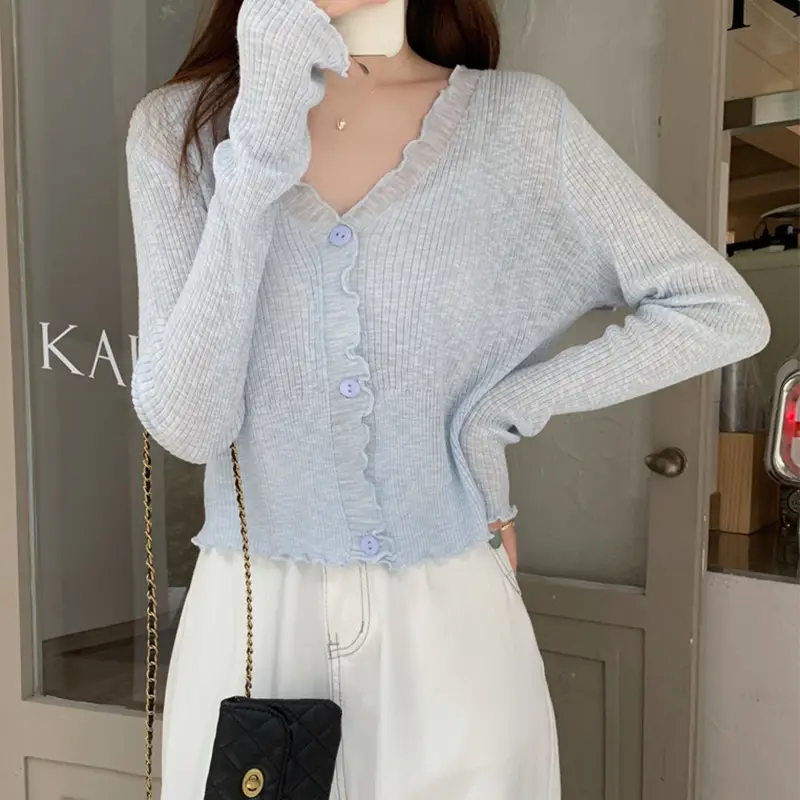 Women's Knit Cardigan Sun Protection Summer Shawl - Image 7