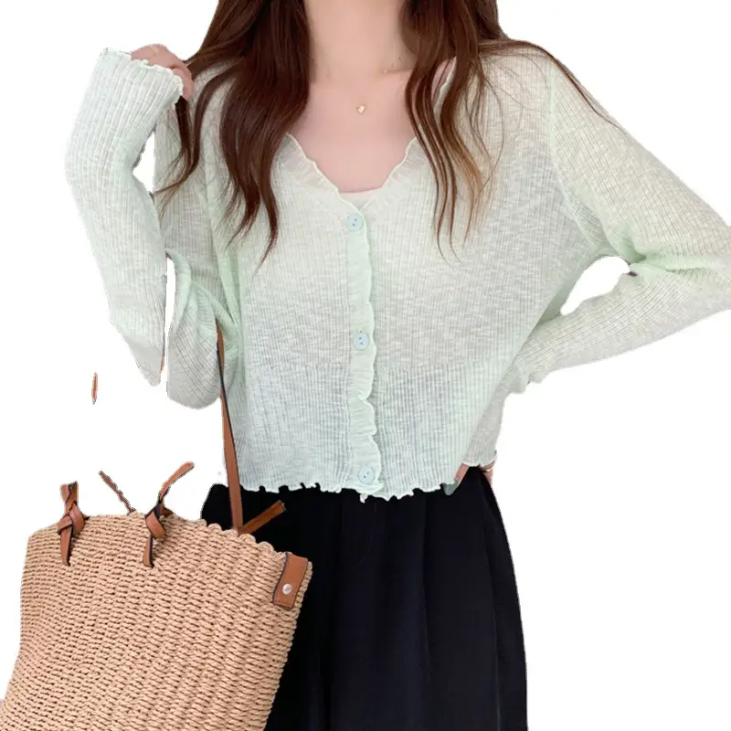 Women's Knit Cardigan Sun Protection Summer Shawl - Image 9