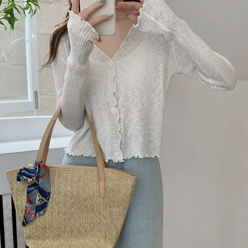 Women's Knit Cardigan Sun Protection Summer Shawl — feature 10