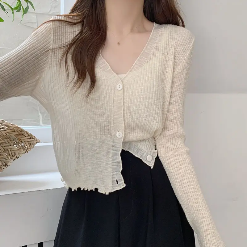 Women's Knit Cardigan Sun Protection Summer Shawl — feature 11