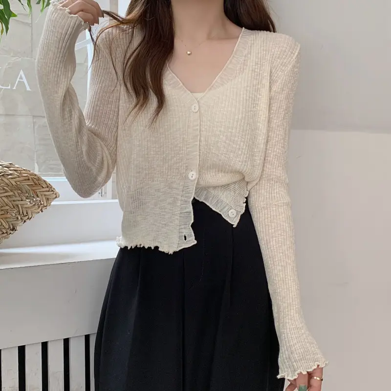 Women's Knit Cardigan Sun Protection Summer Shawl — feature 12