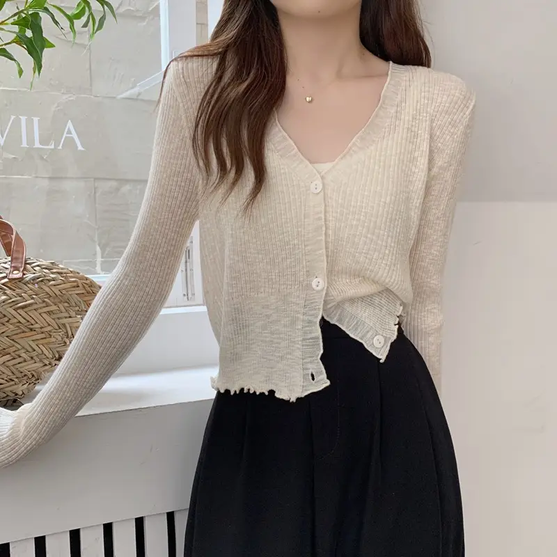 Women's Knit Cardigan Sun Protection Summer Shawl — feature 13