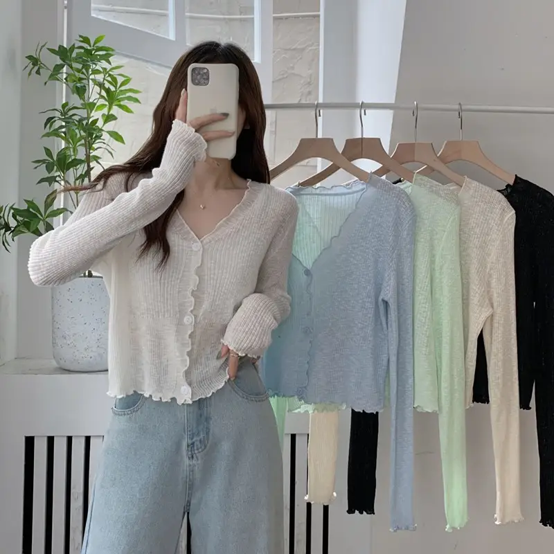 Women's Knit Cardigan Sun Protection Summer Shawl — feature 2