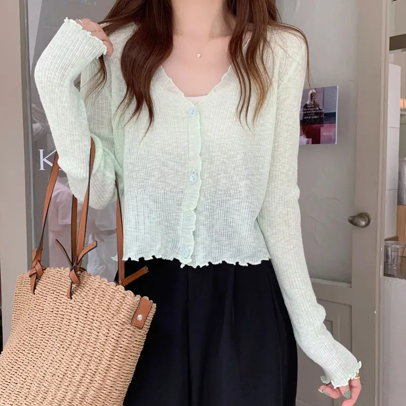 Women's Knit Cardigan Sun Protection Summer Shawl — feature 27