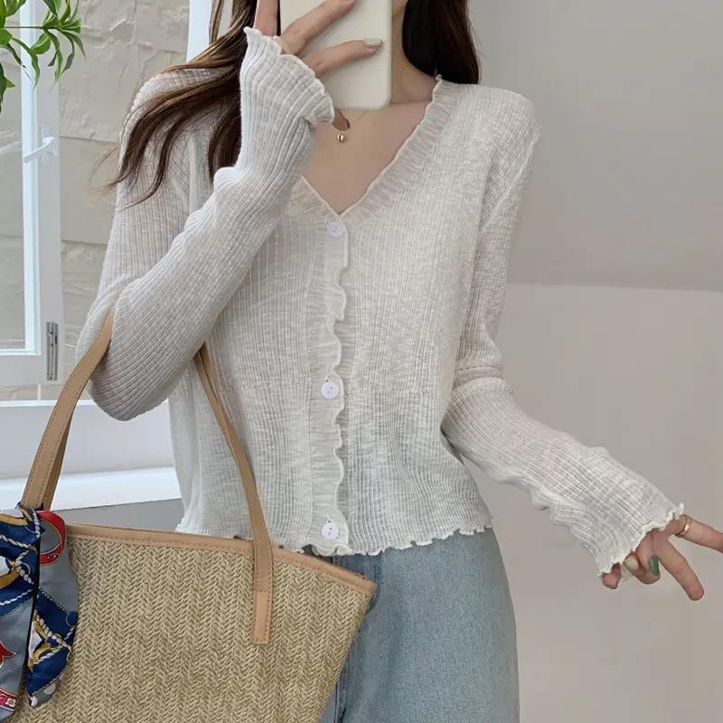 Women's Knit Cardigan Sun Protection Summer Shawl — feature 9