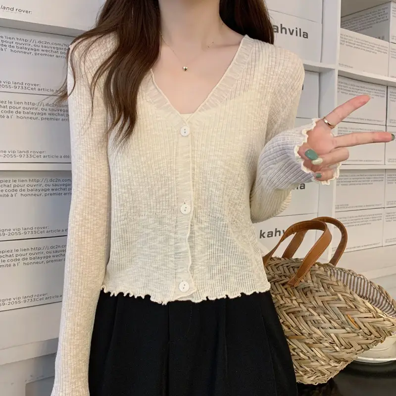 Women's Knit Cardigan Sun Protection Summer Shawl - Image 3