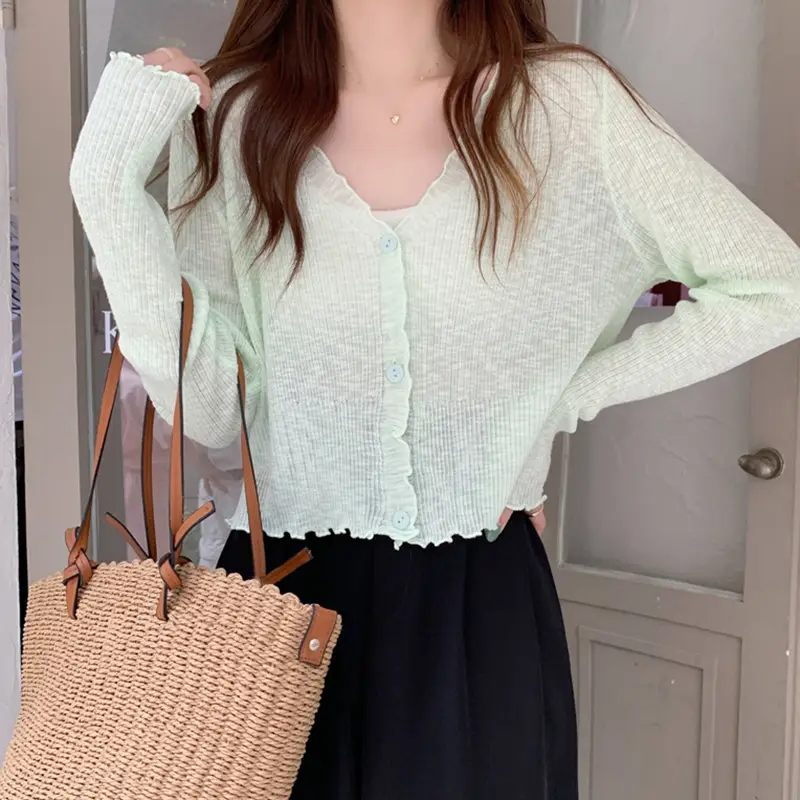 Women's Knit Cardigan Sun Protection Summer Shawl - Image 4
