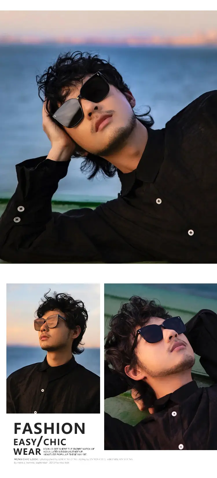 Face-Slimming Sunglasses for Women Black Polarized β feature 9
