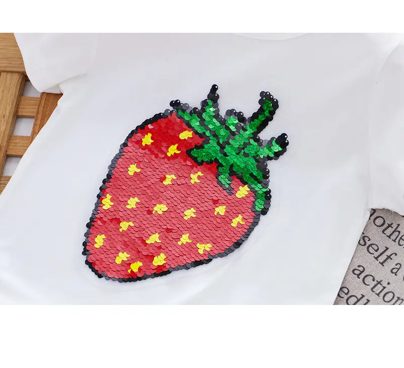 Girls Sequined T-Shirt Watermelon Pink Color Changing — feature 13