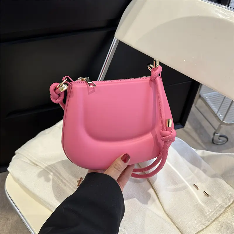 Pink Saddle Crossbody Bag for Women New 2026 - Image 7