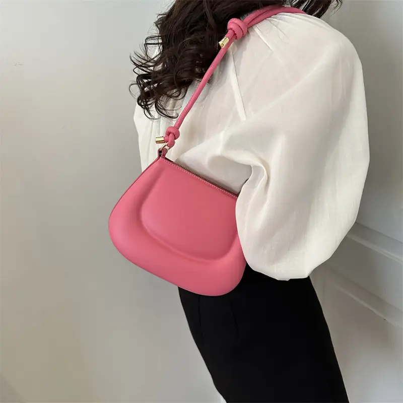 Pink Saddle Crossbody Bag for Women New 2026 - Image 8