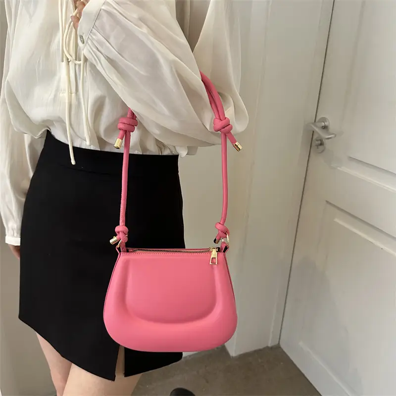 Pink Saddle Crossbody Bag for Women New 2026 - Image 10