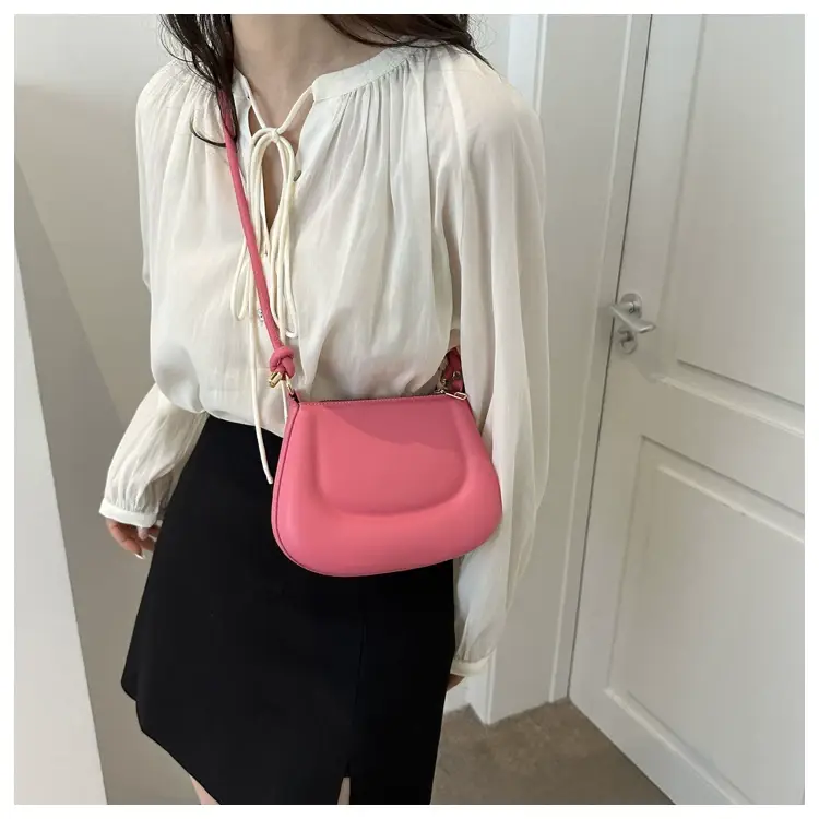 Pink Saddle Crossbody Bag for Women New 2026 — feature 11