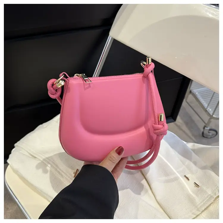 Pink Saddle Crossbody Bag for Women New 2026 — feature 24