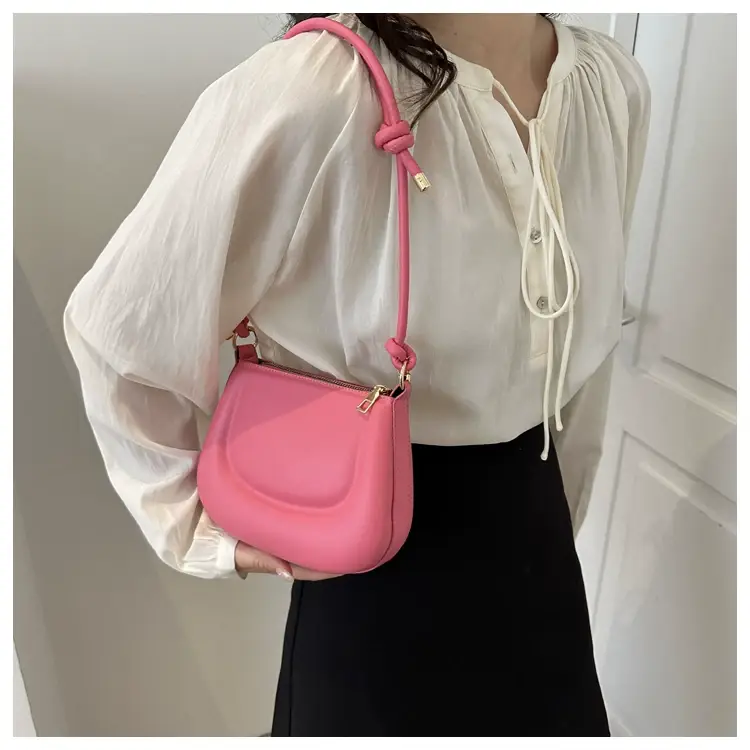 Pink Saddle Crossbody Bag for Women New 2026 — feature 7