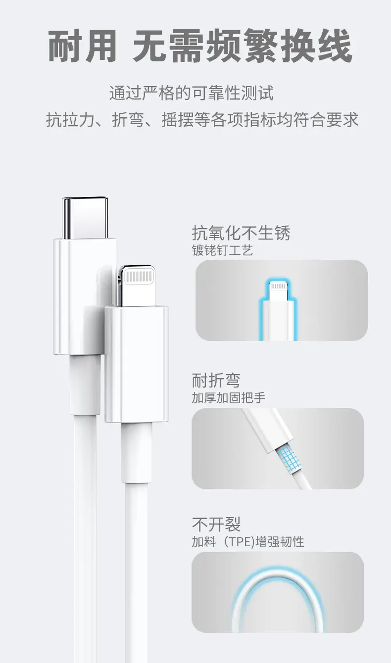 Apple Mfi Certified Fast Charging Data Cable for iPhone 14-12 — feature 6