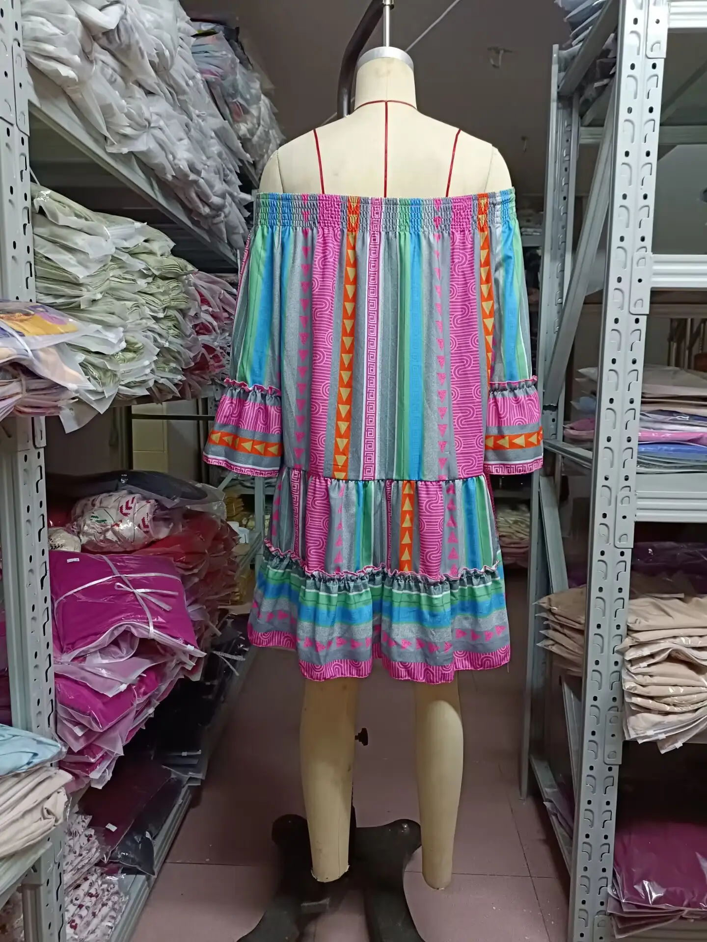 Women's Striped T-Shirt Dress 2023 New AliExpress — feature 21