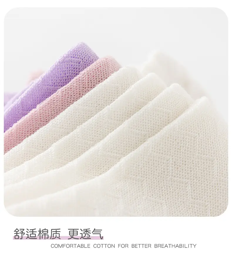 2025 Long-Tube Baby Socks Purple Heart Design — feature 14