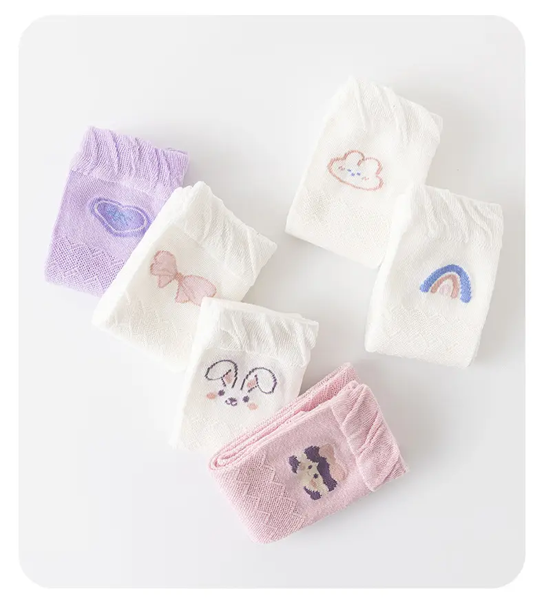 2025 Long-Tube Baby Socks Purple Heart Design — feature 20
