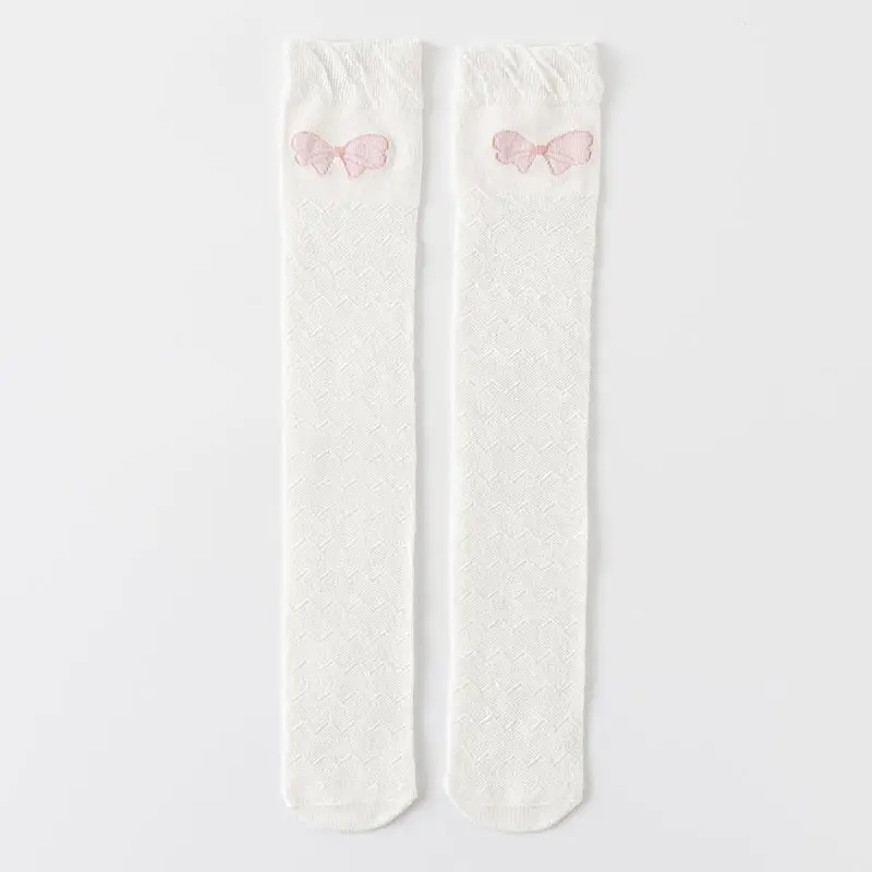 2025 Long-Tube Baby Socks Purple Heart Design - Image 2
