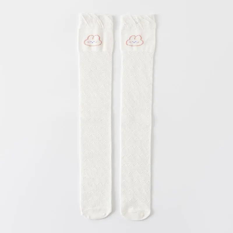 2025 Long-Tube Baby Socks Purple Heart Design - Image 4
